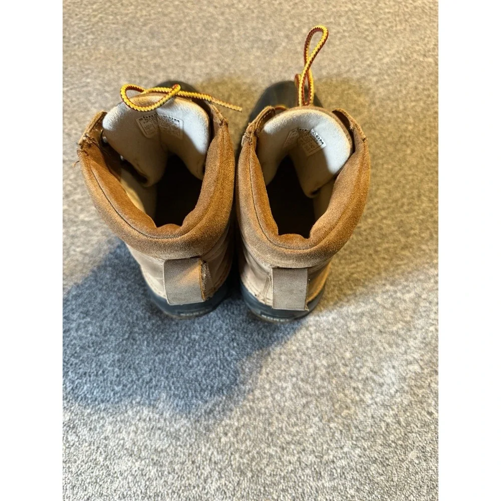 Cheyanne Brown Leather Winter Duck Ankle Boots Sorel Men Sz. 8